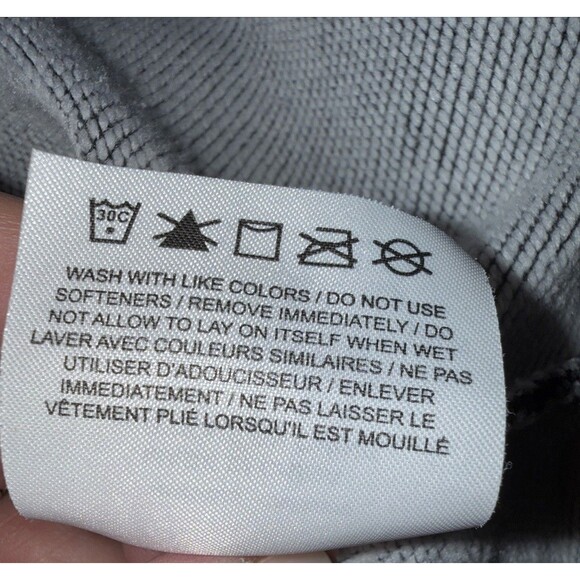 Nike Dri-Fit Cropped Sweatshirt Women's M Gray Funnel Neck Athleisure Pullover - Picture 11 of 15